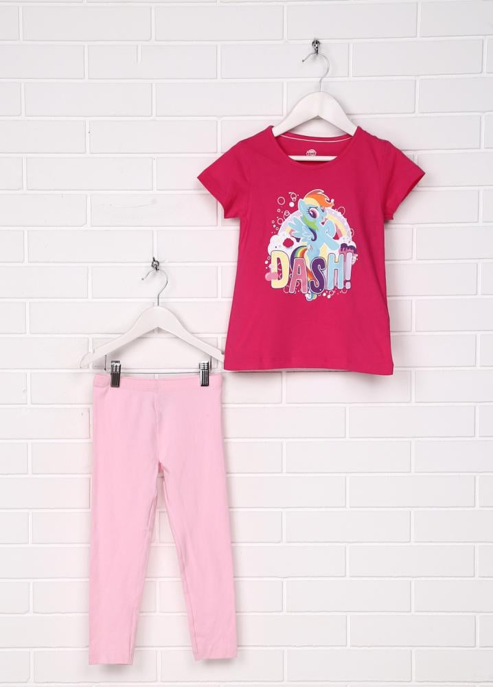 Піжама футболка/штани для дівчинки My Little Pony My Little Pony BDO56347 098 см 2-3 років Рожевий (56347)