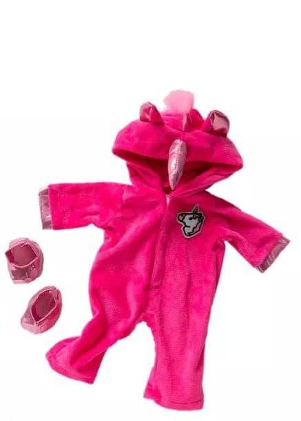 Одежда для Baby Born комбинезон Единорог 40-43 см Малиновый (8507)