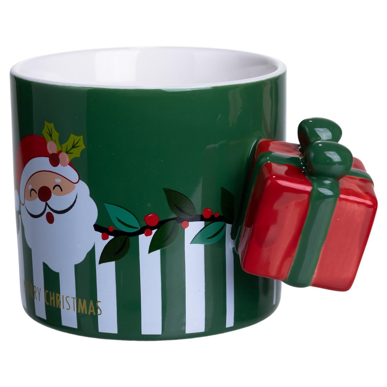 Чашка порцелянова Merry Christmas 400 мл Зелений (FM-CS-49GR) - фото 5 Чашка порцелянова Merry Christmas 400 мл Зелений (FM-CS-49GR) - фото 5