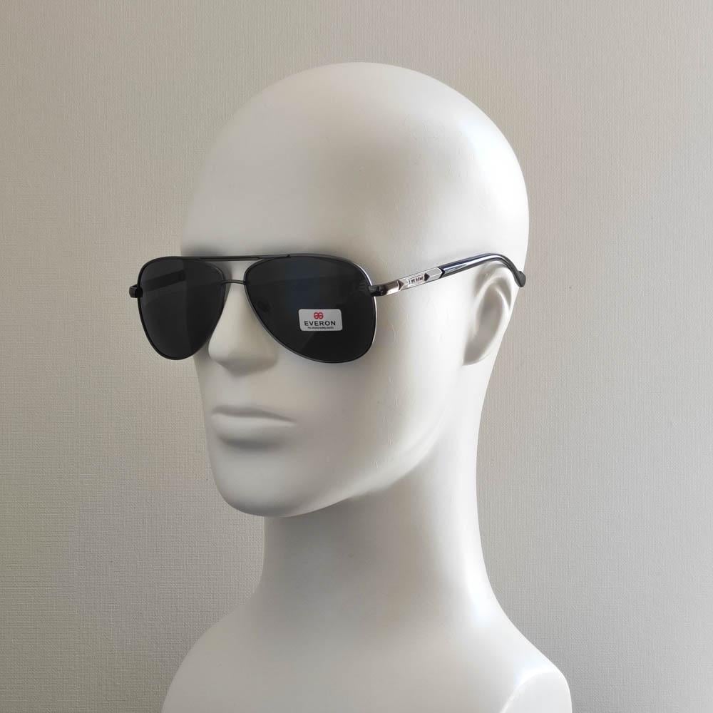 Солнцезащитные очки поляризованные Everon 3002 Темная сталь/Черный (46557)