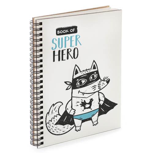 Скетчбук Book of super hero 14,7x21 см (BDP_18L019)