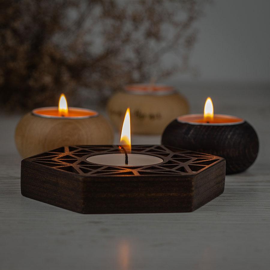 Підсвічник Vanza Fachwerk дерев'яний (1508111536) - фото 5 Підсвічник Vanza Fachwerk дерев'яний (1508111536) - фото 5