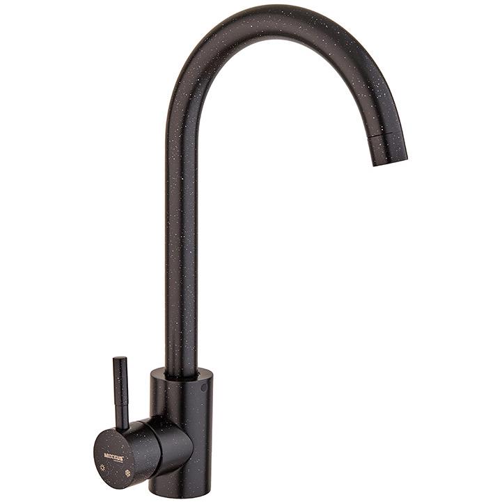 Змішувач для кухні MIXXUS SUS-011 MI6209 одноважільний Чорний (214374)