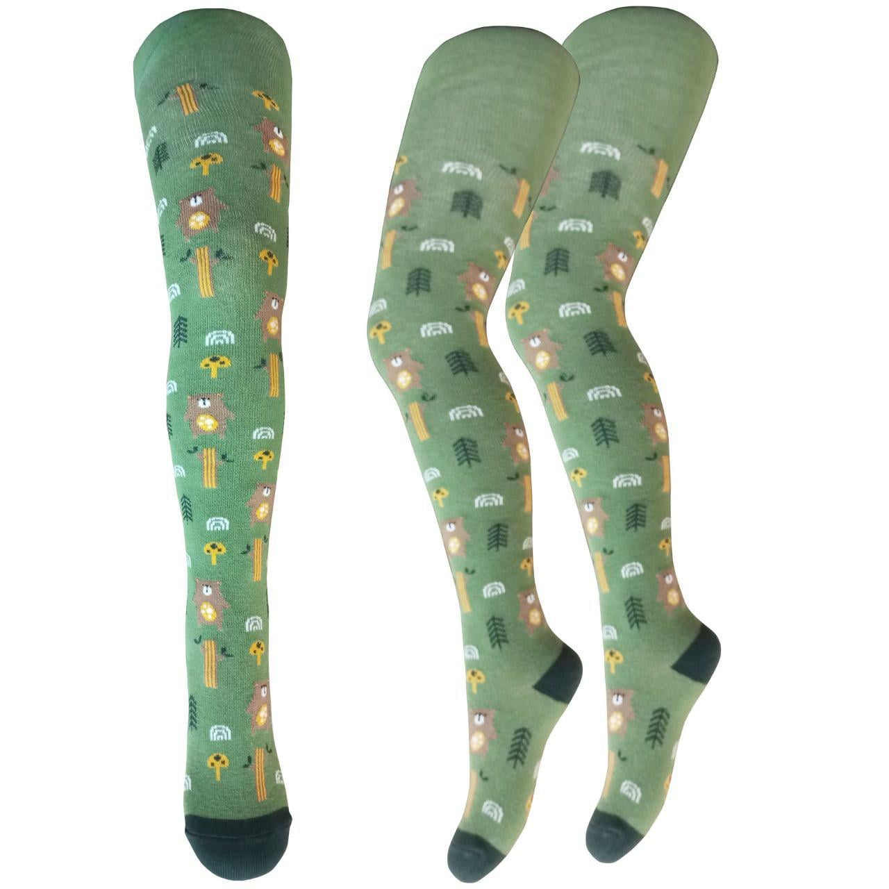 Колготки детские демисезонные Легка Хода 8260 86-98см Зеленый