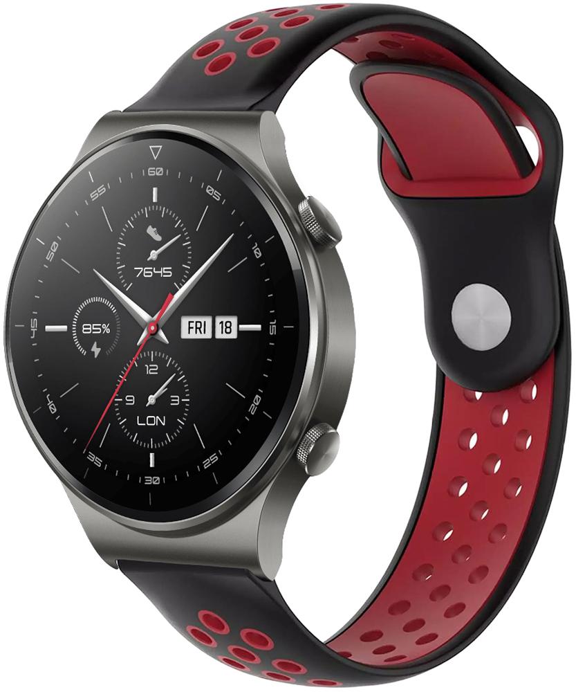 Ремешок Sport для Huawei Watch GT 2 Pro Black/Red (23363-44)