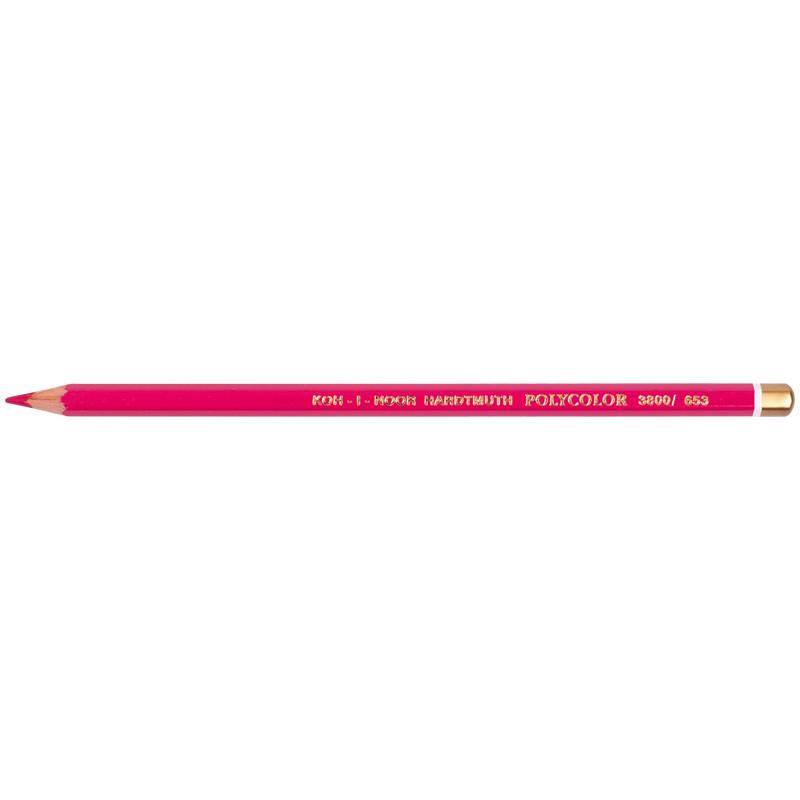 Карандаши художественные POLYCOLOR 12 шт. 3800/653 Mexican pink (8593539339403)