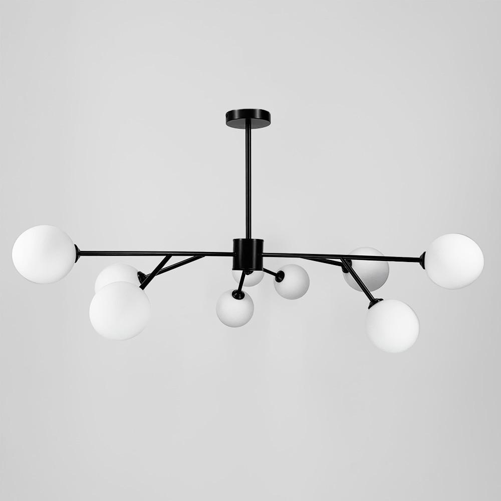 Люстра потолочная Grand Bunch на 9 плафонов Ø 110 см Черный (AOC 20/9 BK) - фото 1 Люстра потолочная Grand Bunch на 9 плафонов Ø 110 см Черный (AOC 20/9 BK) - фото 1