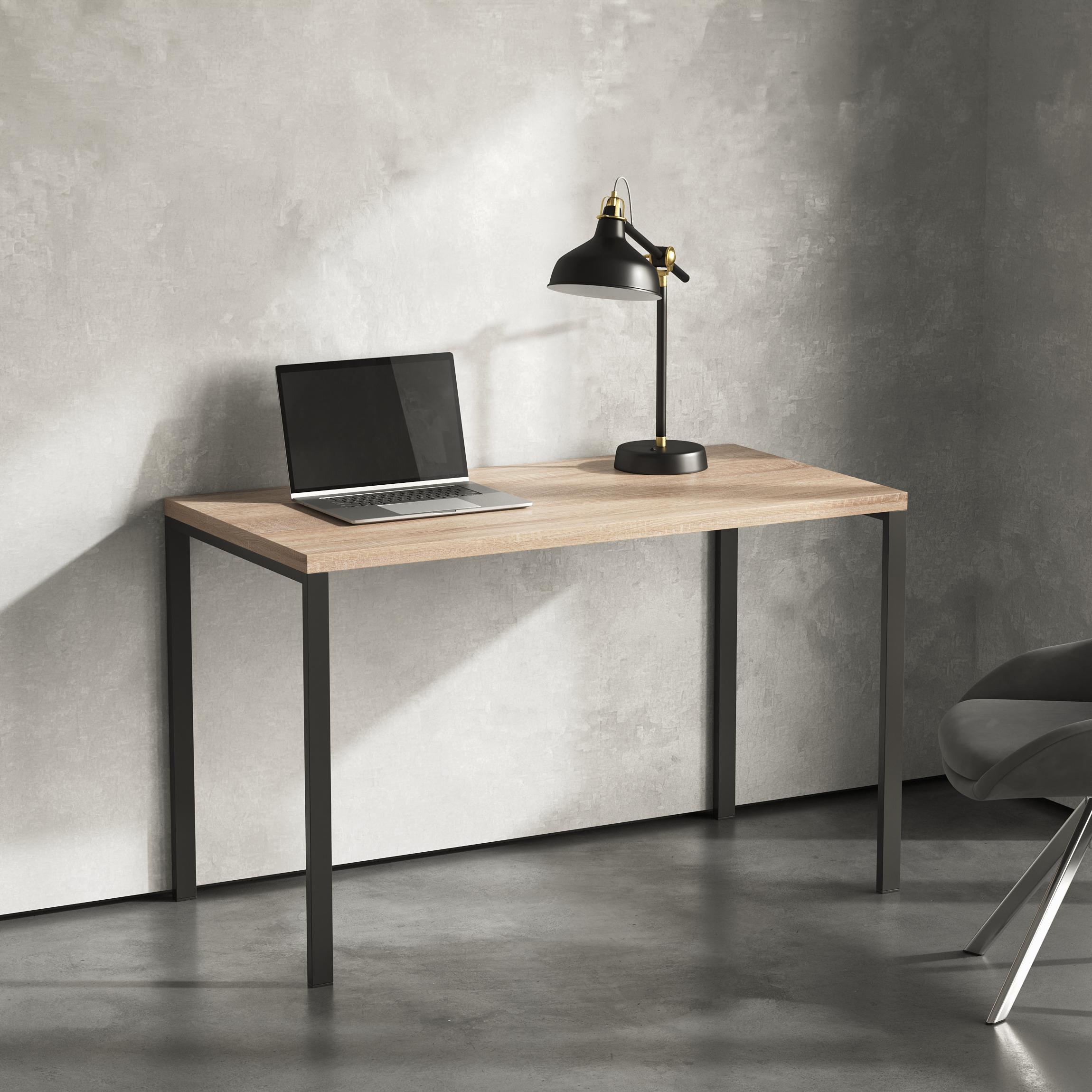 Стол письменный лофт Серия 3 1400х700х32 мм Дуб сонома