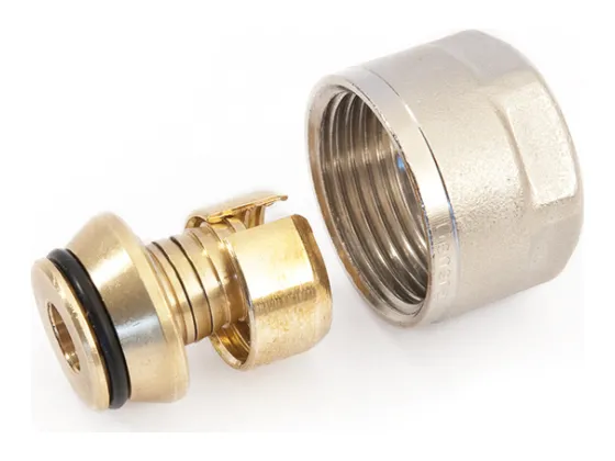 Гайка с ниппелем Ø17х2,0х3/4" Хром (330080N051720A) Гайка с ниппелем Ø17х2,0х3/4" Хром (330080N051720A)