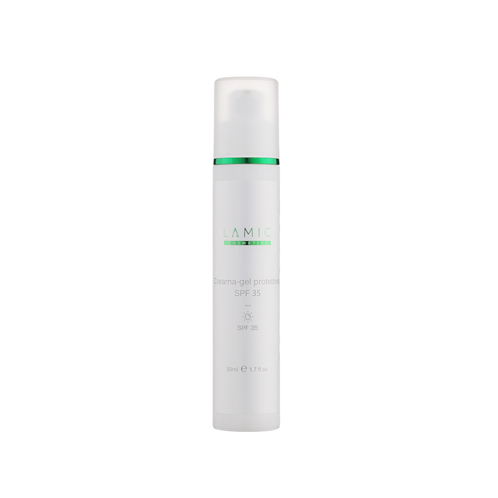 Крем-гель захисний для обличчя з SPF35 Lamic Cosmetici Creama-gel Protettivo SPF35 50 мл