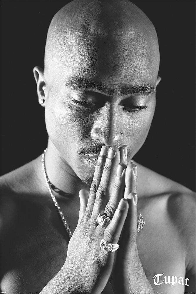 Постер плакат Tupac Pray 61x91,5 см