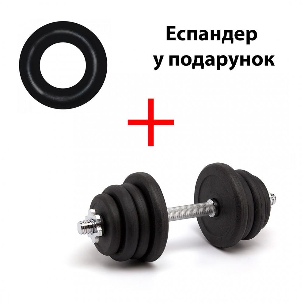 Гантель набірна сталева IVN 17 кг (A00314) - фото 4 Гантель набірна сталева IVN 17 кг (A00314) - фото 4