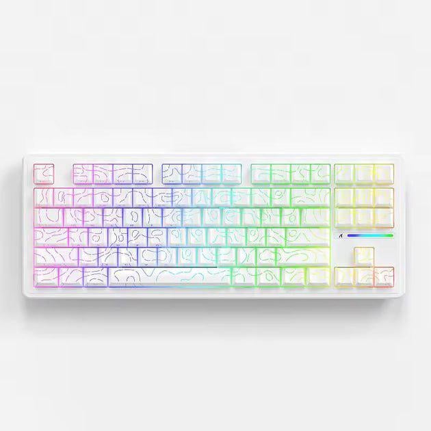 Клавіатура геймерська Attack Shark M87 Pro v2 бездротова топографічна (5882) Клавіатура геймерська Attack Shark M87 Pro v2 бездротова топографічна (5882)