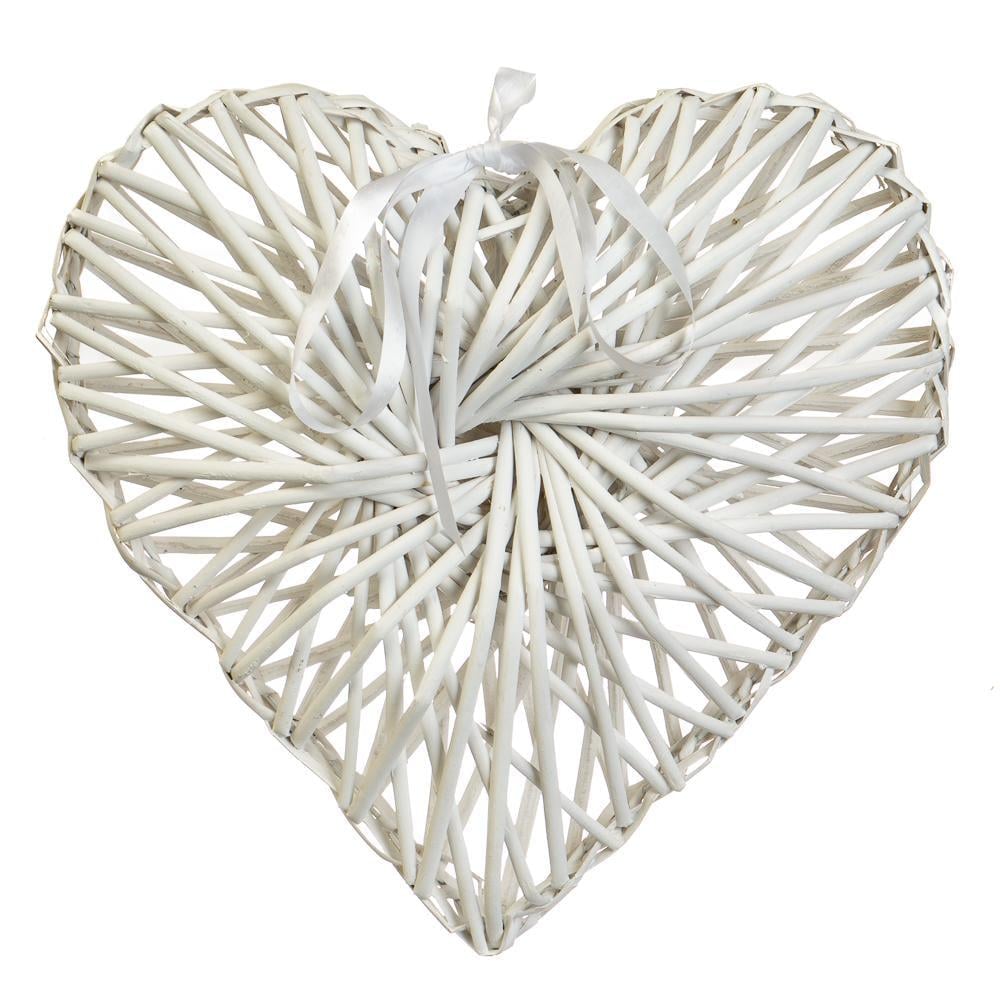 Декор із лози Плетене серце 43х35 см 2 комплекти (5002-004)