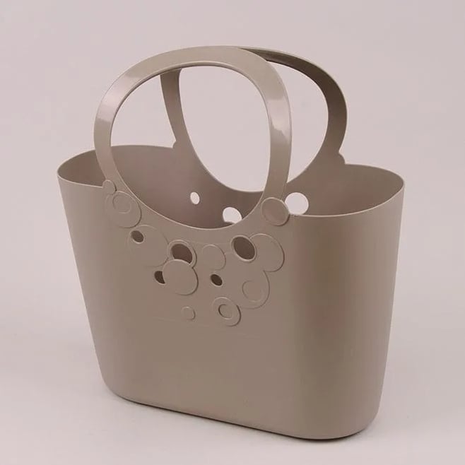 Сумка пластиковая Flora Lily 40 см Мокка (16569)