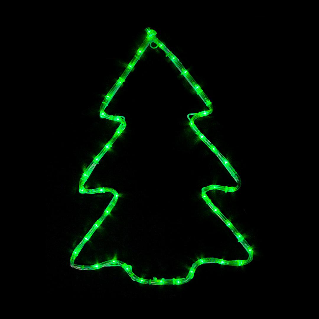 Гирлянда внешняя Delux Motif Christmas Tree IP 44 EN 7 flash 0,6х0,45 м Зеленый (90012986)