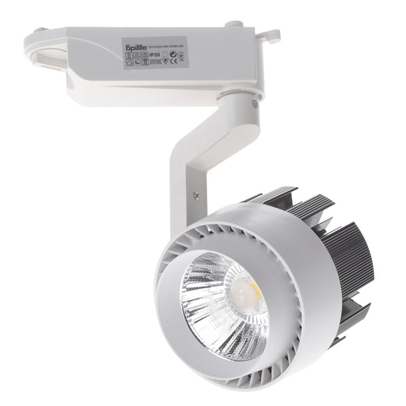 Світильник трековий Brille LED KW-53/20W NW WH/BK (32-452)