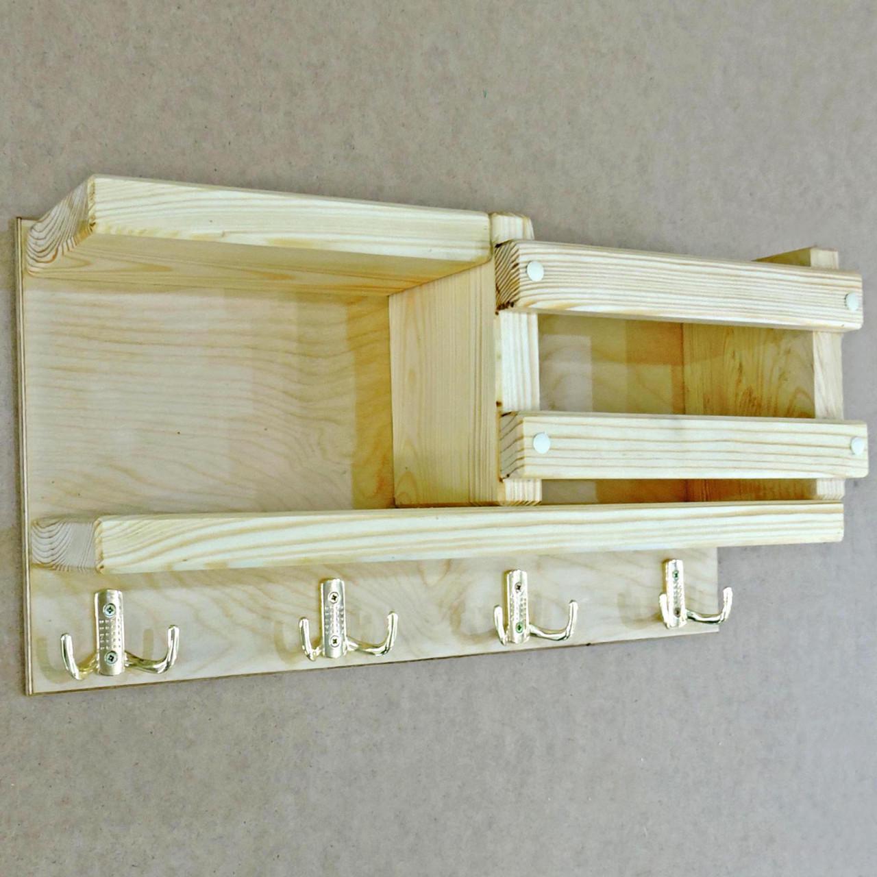 Полка для ванной из дерева Франкфурт Бланже (ВНП/001001)