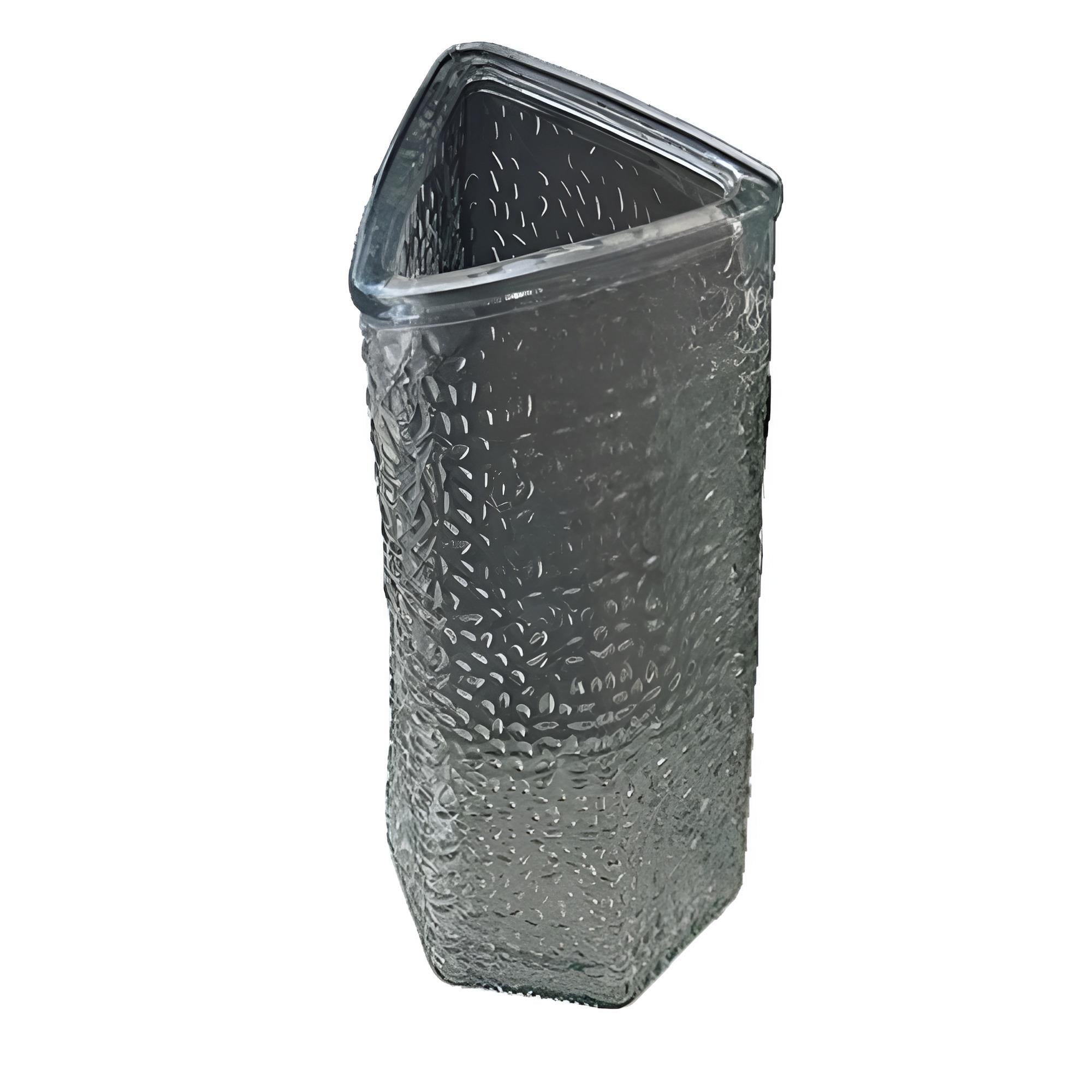 Ваза стеклянная Stenson Dream 23х7 см Черный (R93908)