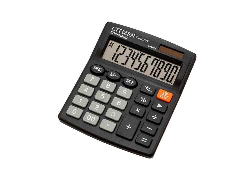 Калькулятор Citizen SDC-810NR 10 разрядов (829573)