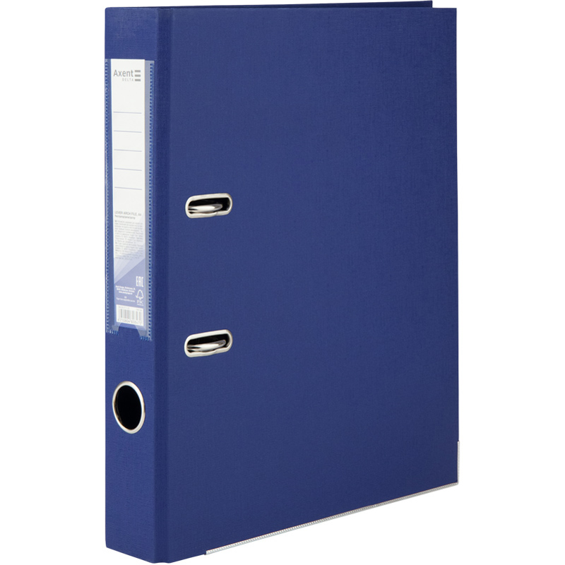 Папка-регистратор двусторонняя PP D1711-02C 5 см собранная Синий (4250804808470)