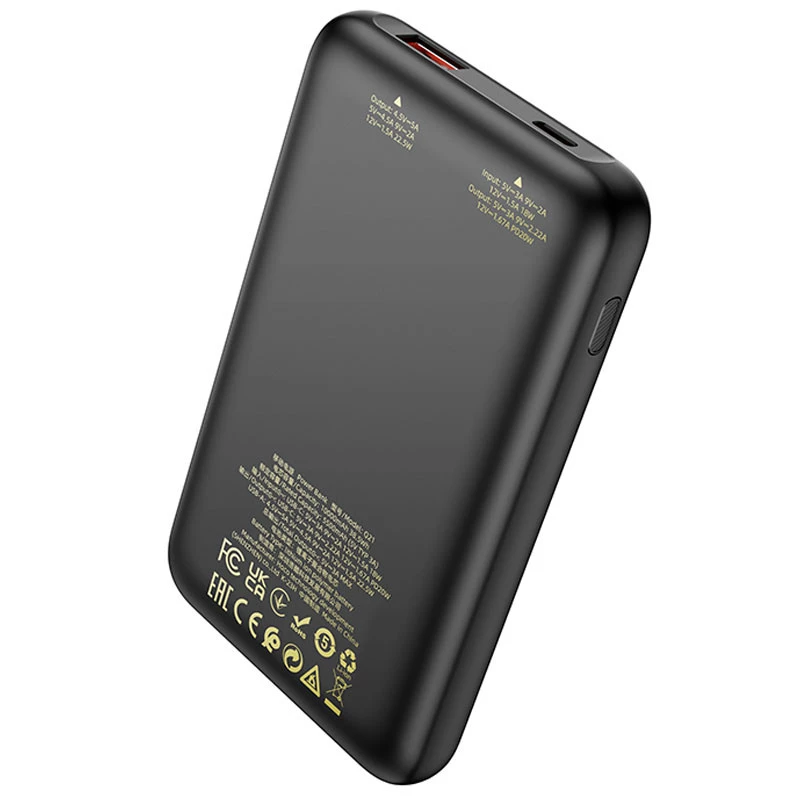 Повербанк Hoco Q21 Great 22,5W PD20W 10000 mAh з функцієї швидкої зарядки Чорний (21-3-31600) - фото 2