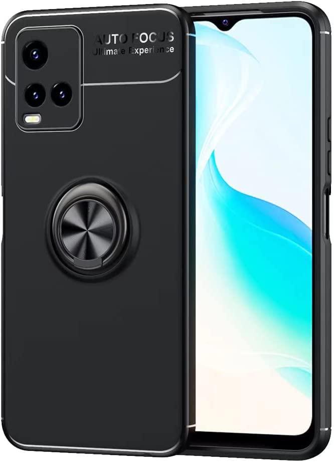 Чехол с кольцом Vivo Y33s Autofocus Black (30102-2B)