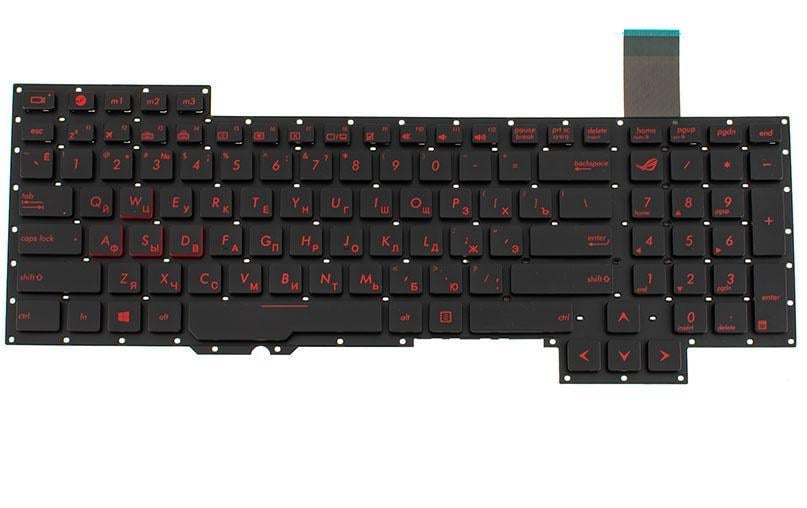 Клавиатура для ноутбука Asus G751JT Черный (167380)