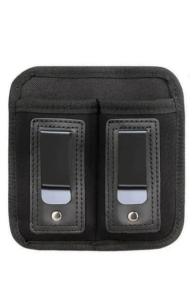 Подсумок под пистолетные магазины ClefersTac DBL8 двойной/поясной/неопрен Черный (5002393)