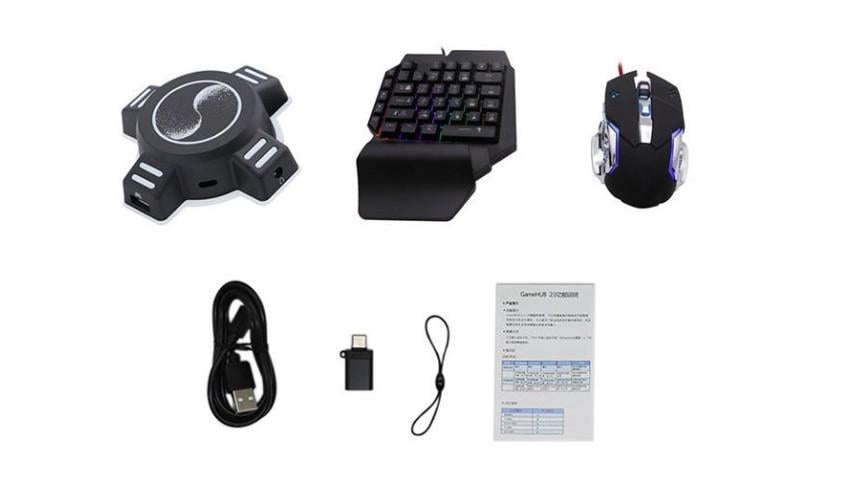 Комплект клавиатуры/мыши/hub для консолей PlayStation 3/4/5 X360 Xbox One/S/X N-Switch (35047656)