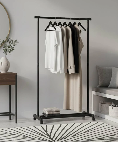 Стійка для одягу пересувна 78x38x150 см (2502/8633)