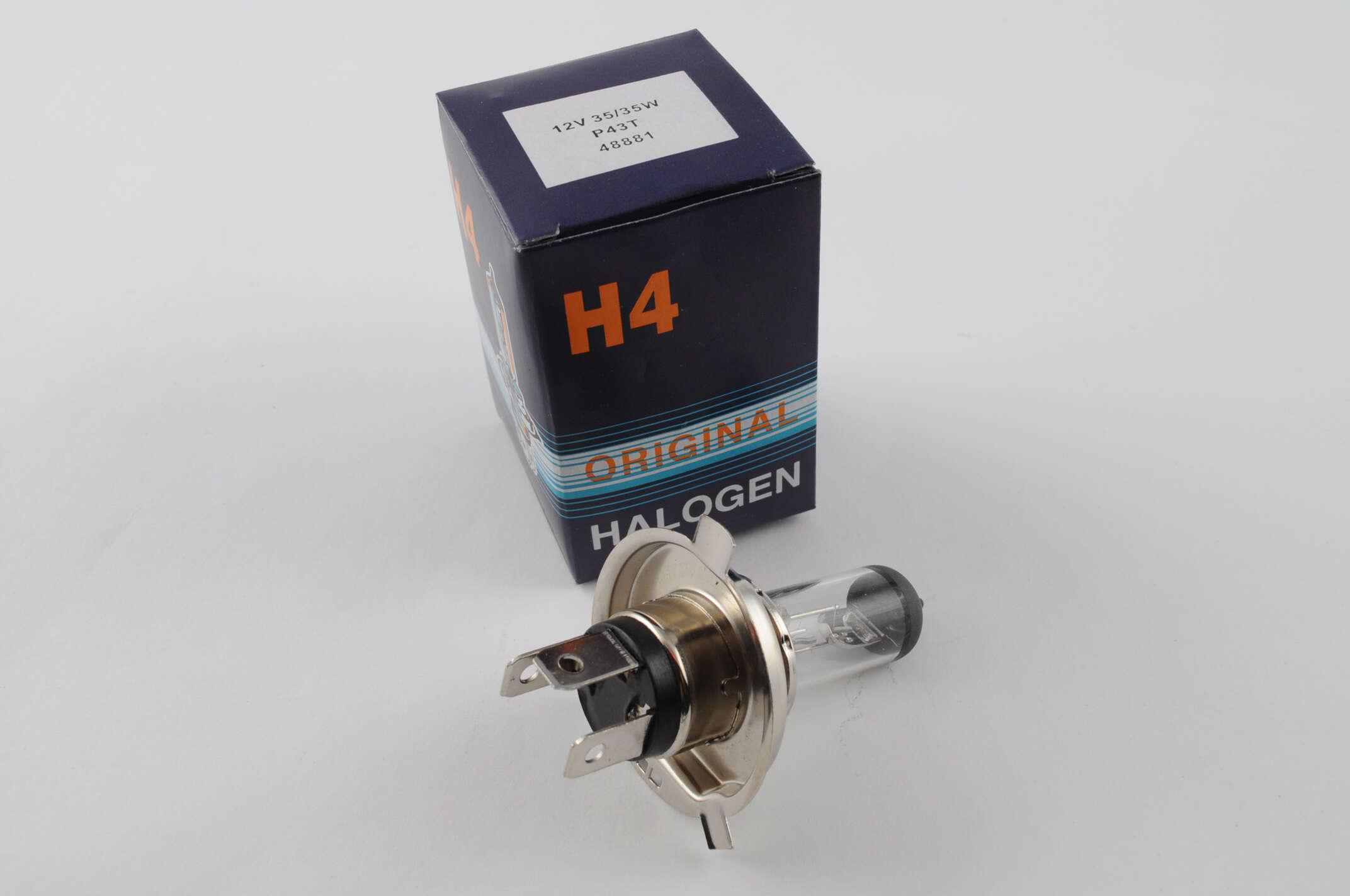 Лампа BLUE BOX H4 12V 35W/35W Белый (H-69)