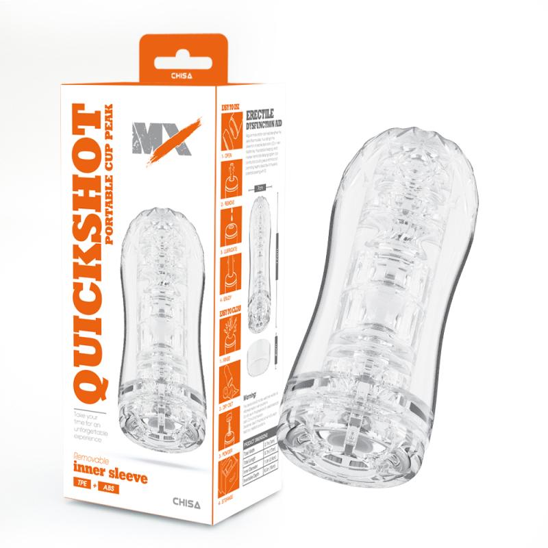Мастурбатор для мужчин MX Quickshot Portable Cup Peak (1000063649) Мастурбатор для мужчин MX Quickshot Portable Cup Peak (1000063649)