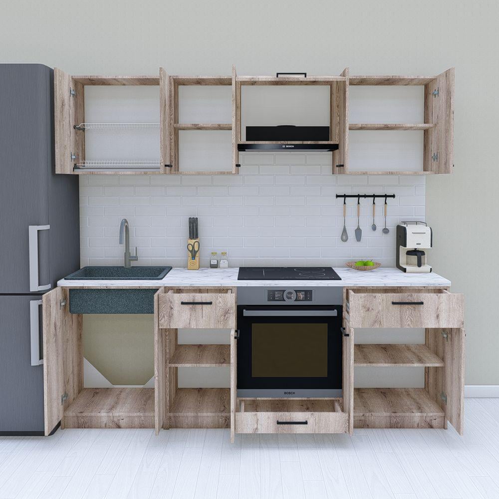 Кухня модульна готова 2,2 м 220 см Аліканте (МП35в) - фото 2