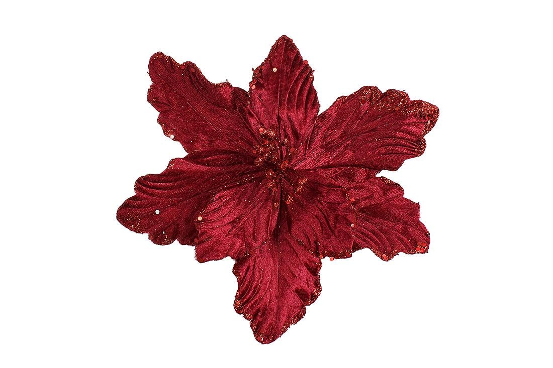 Квітка декоративна BonaDi Пуансетія 24 см (839-817)