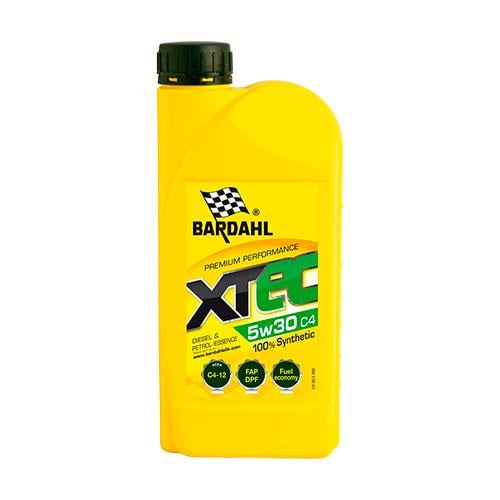 Моторное масло Bardahl XTEC 5W30 1 л C4 MB 229.51/226.51 RN 0720