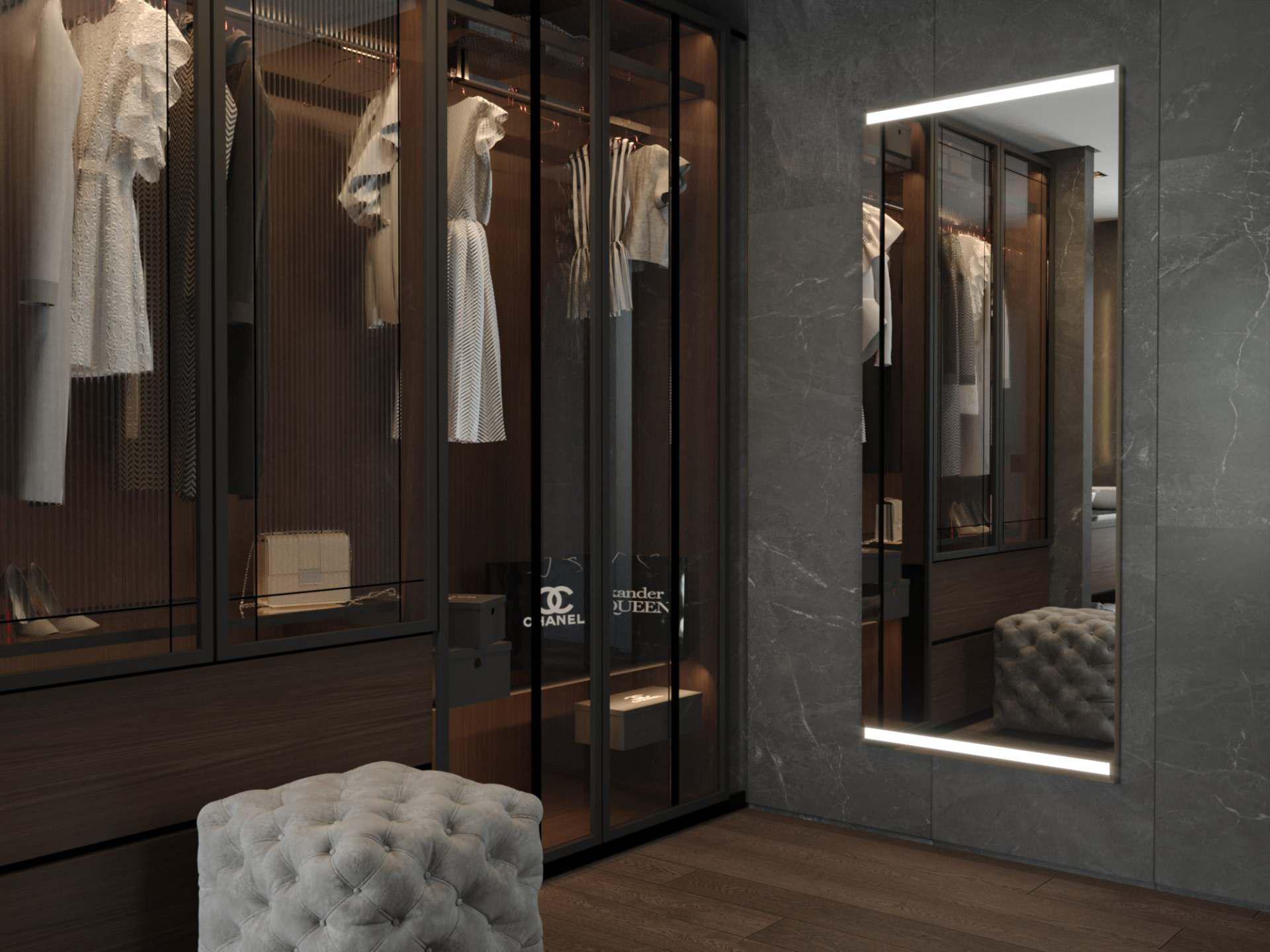 Зеркало Dim Dzerkal ALSA с LED-подсветкой 90х70 см (9223)