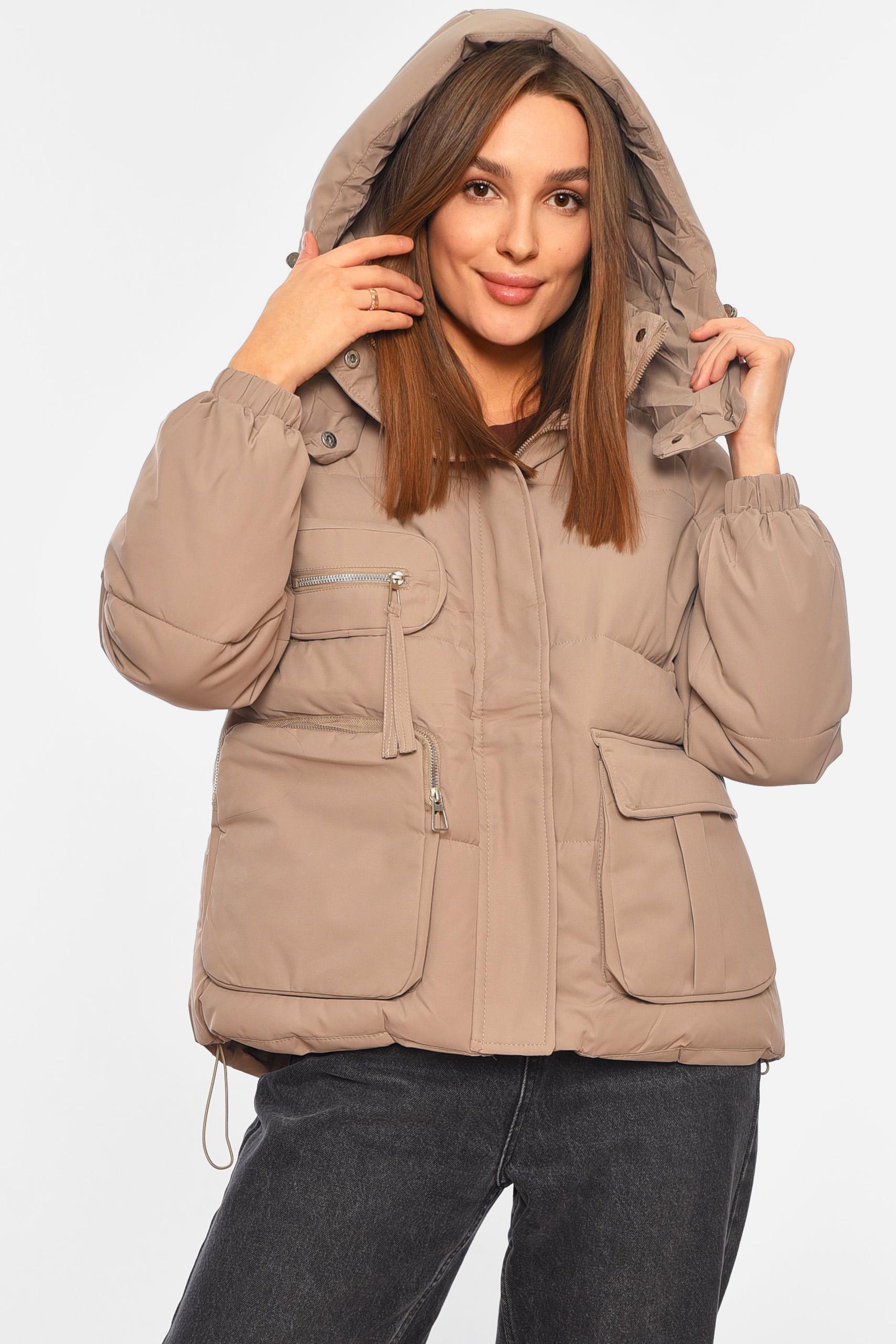Куртка жіноча єврозима XL Темно-бежевий (195116) Куртка жіноча єврозима XL Темно-бежевий (195116)