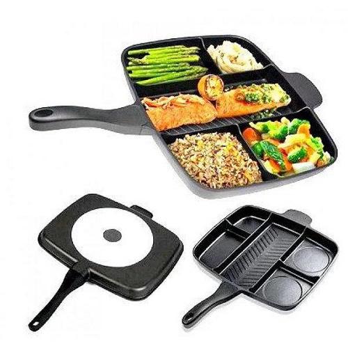 Сковорода 5в1 UNIQUE UN-4021 (6-18-UN4021) - фото 2 Сковорода 5в1 UNIQUE UN-4021 (6-18-UN4021) - фото 2