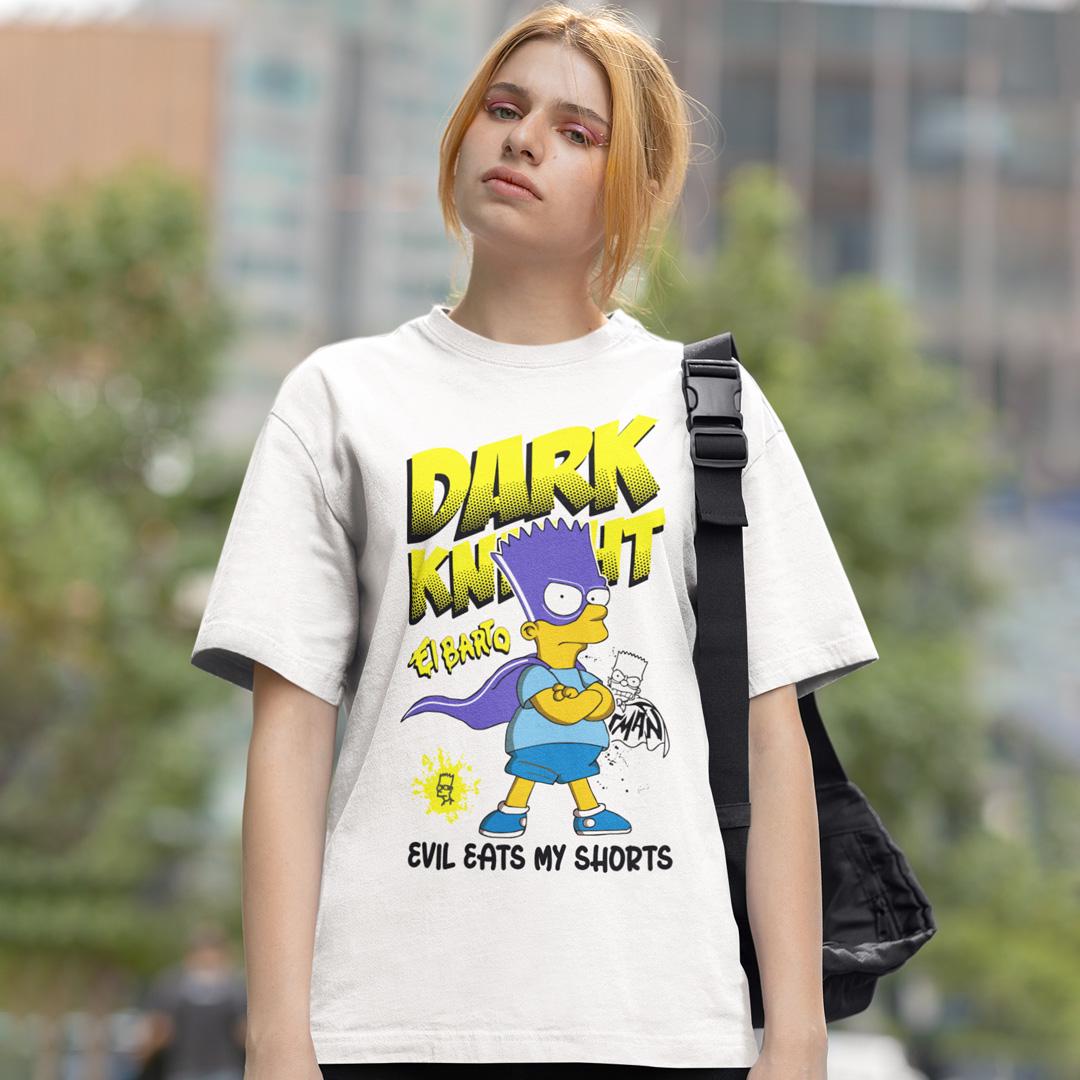 Футболка The Simpsons Dark Knight XS Белый (00000010157)