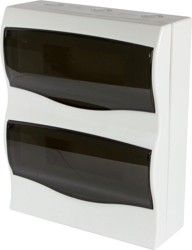 Щит розподільний E.NEXT e.plbox.stand.n.24mU 24 модулі пластик 340х280х60 мм Прозорий (s0290011u)