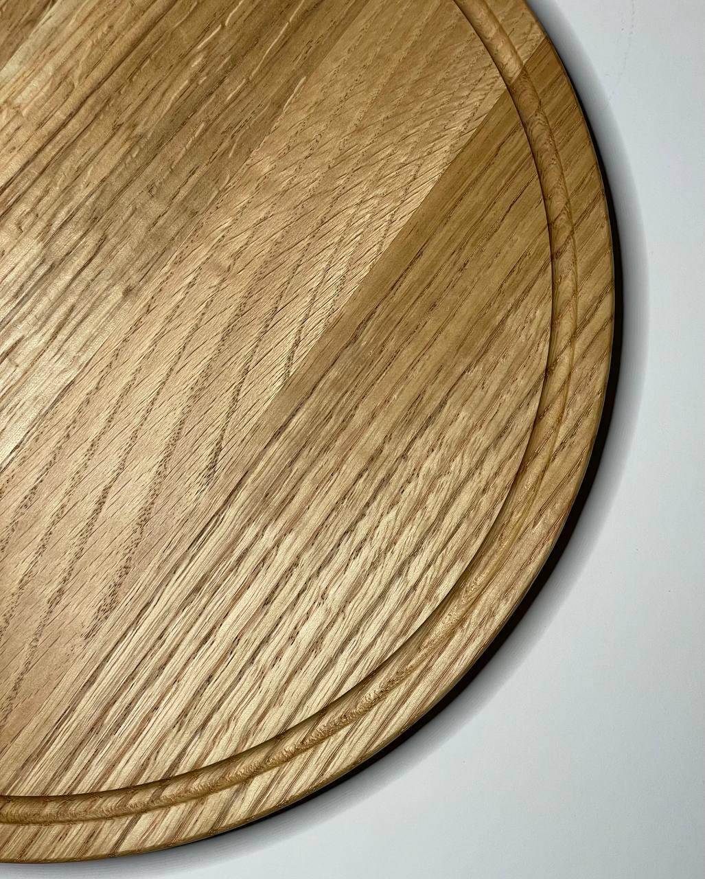 Доска дубовая для пиццы 30 см (9270227) - фото 3