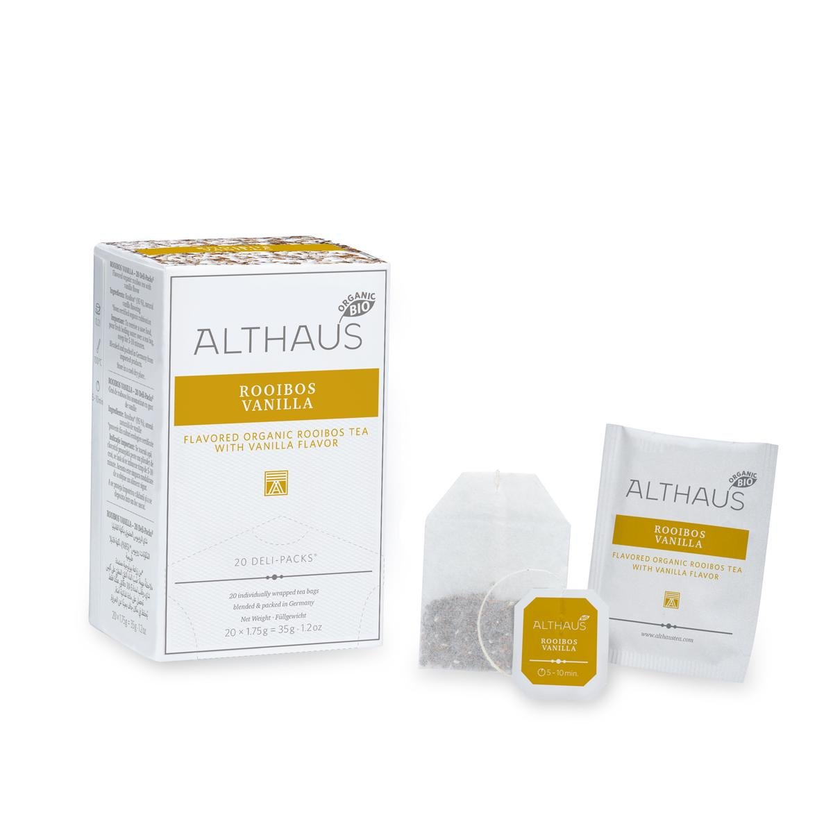 Чай Althaus Deli Packs BIO Rooibos Vanilla 20 пакетиків (10400105)