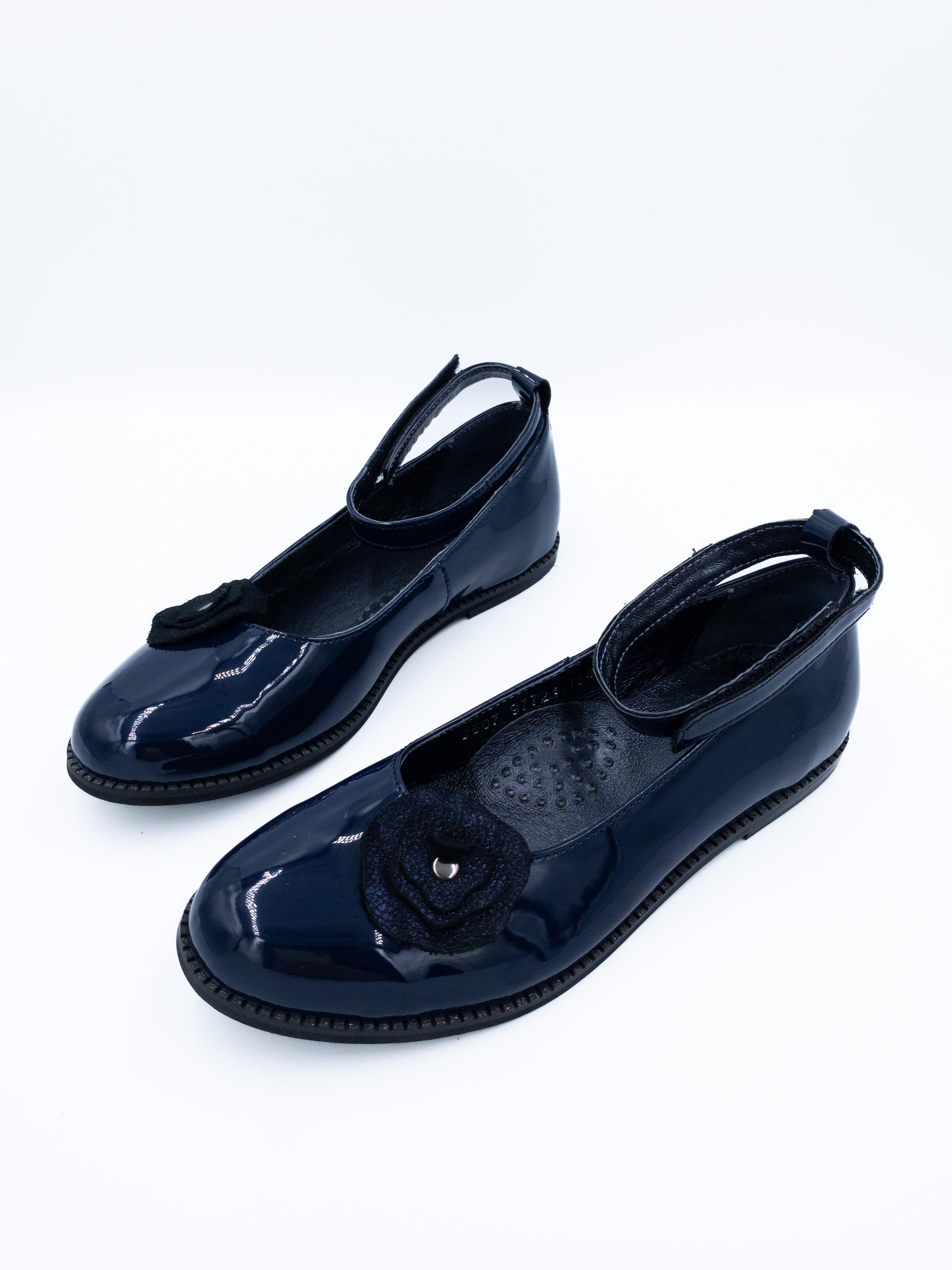 Туфли для девочки Bistfor кожаные Синий р. 34 (97718/753) - фото 2 Туфли для девочки Bistfor кожаные Синий р. 34 (97718/753) - фото 2