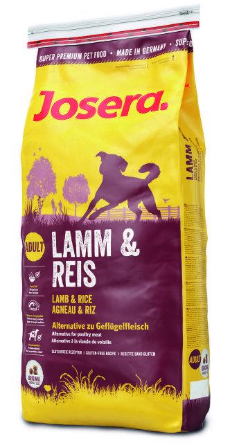 Сухой корм Josera Lamb and Rice 15 кг с ягненком для собак