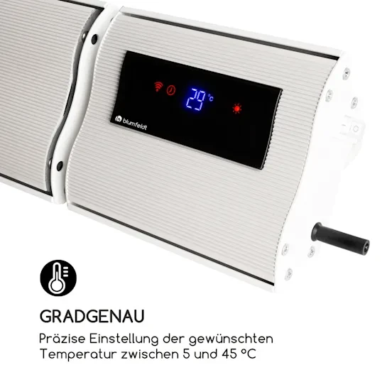 Обігрівач інфрачервоний Blumfeldt Cosmic Beam Plus 10033700 2400 Вт - фото 4