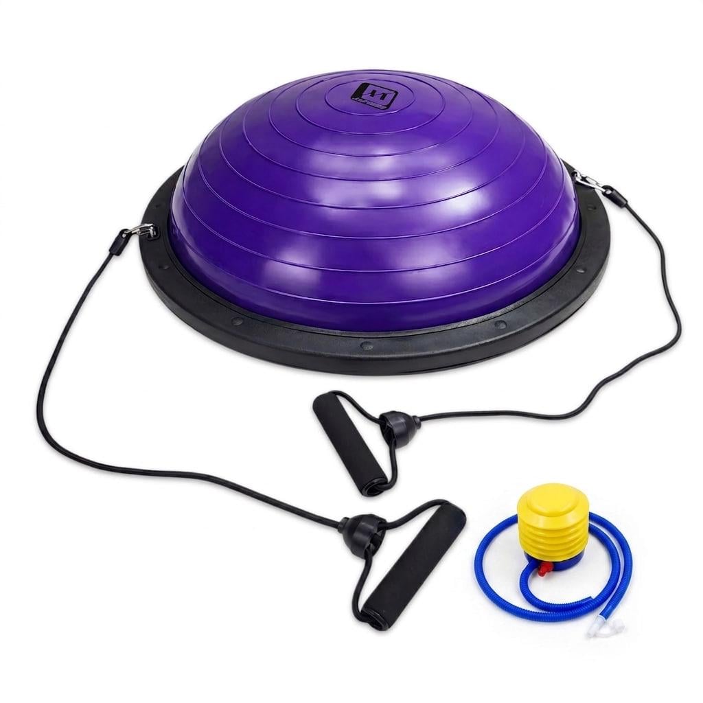 Балансировочная платформа Bosu Ball 60 см с ножками Фиолетовый (EFBS-V)