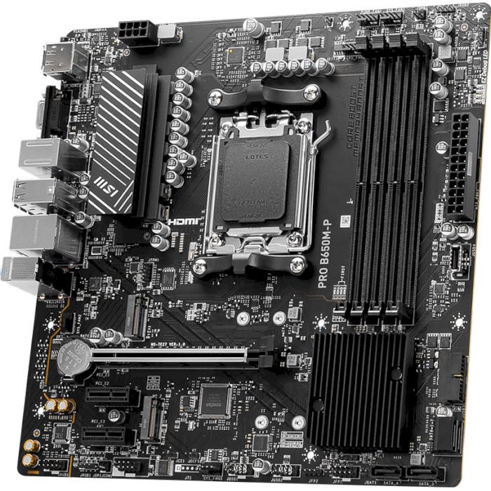 Материнская плата MSI PRO B650M-P Socket AM5/DDR5/Micro-ATx/HDMI/DP - фото 2