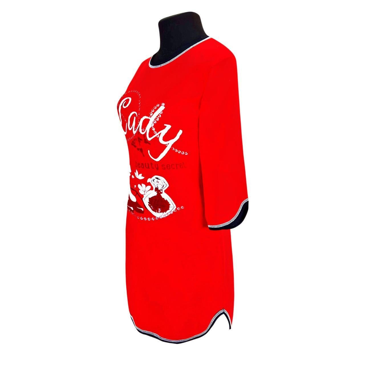 Туника женская с начесом 796 Леди р. 64/66 Красный (1773561384) - фото 2 Туника женская с начесом 796 Леди р. 64/66 Красный (1773561384) - фото 2