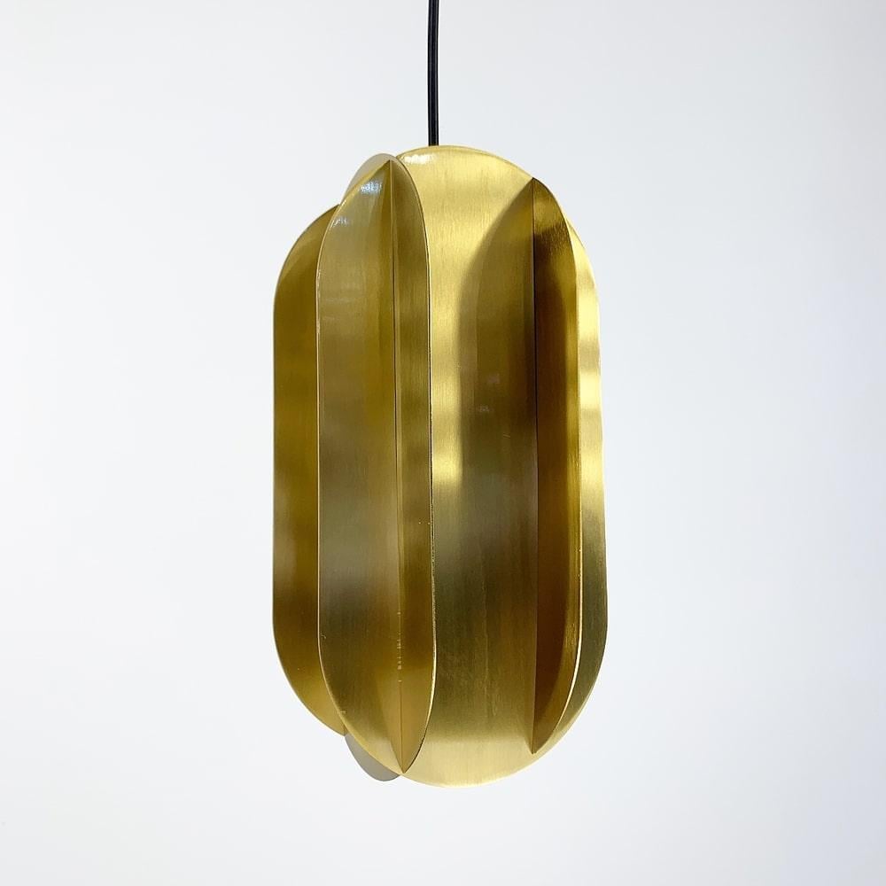 Светильник необычный геометрический 15х30 см Латунь (MJ15-150х300)